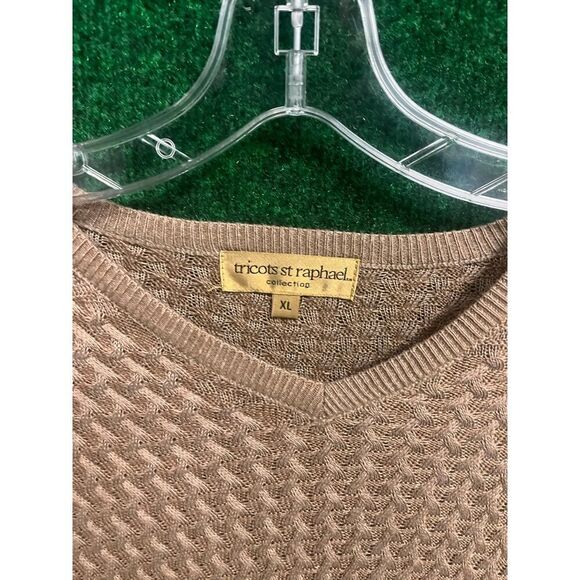 Y2K TRICOTS ST. RAPHAEL V-Neck Sweater Sz XL - Picture 7 of 8